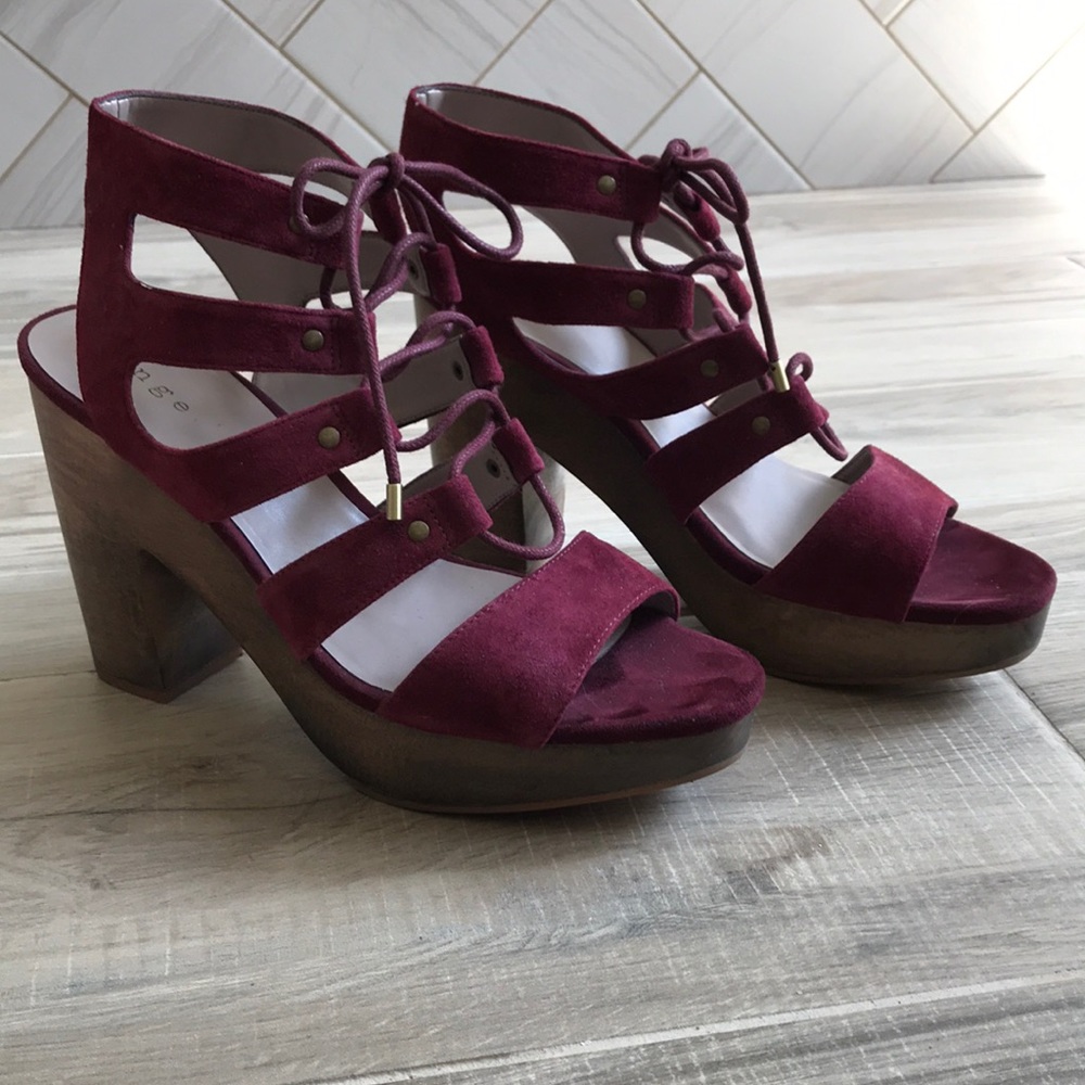 Lace up heels